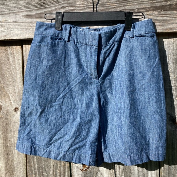 Talbots Blue Denim Shorts - Picture 1 of 6